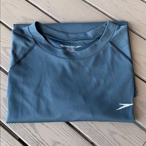 Free with purchase {Speedo}Mens XL Gray Short Sleeve Top